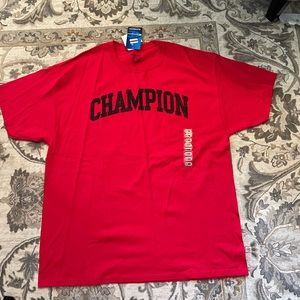 NWT Red Champion Tee Size XL Mens